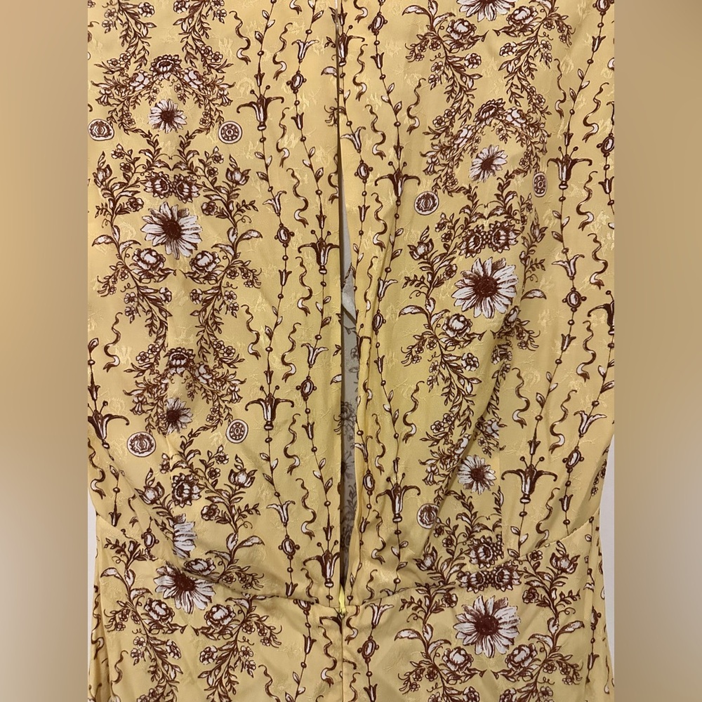 NWT- Sandro Esther Floral Print Maxi Dress - Picture 9 of 17